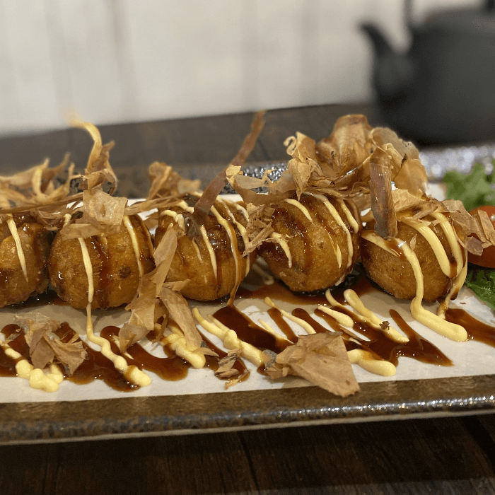 Takoyaki.