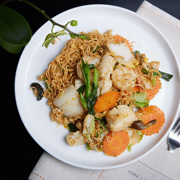 Spicy Ramen Noodle Chicken.