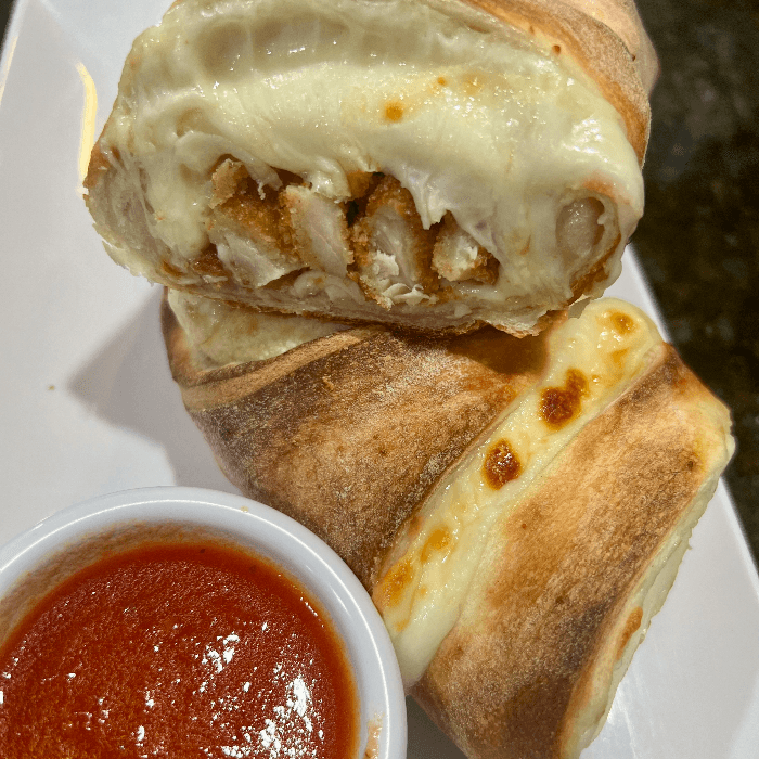 Breaded Chicken Mozzarella Roll