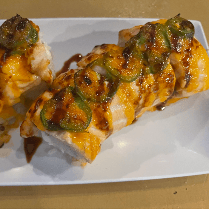 Crazy Baked Salmon Roll