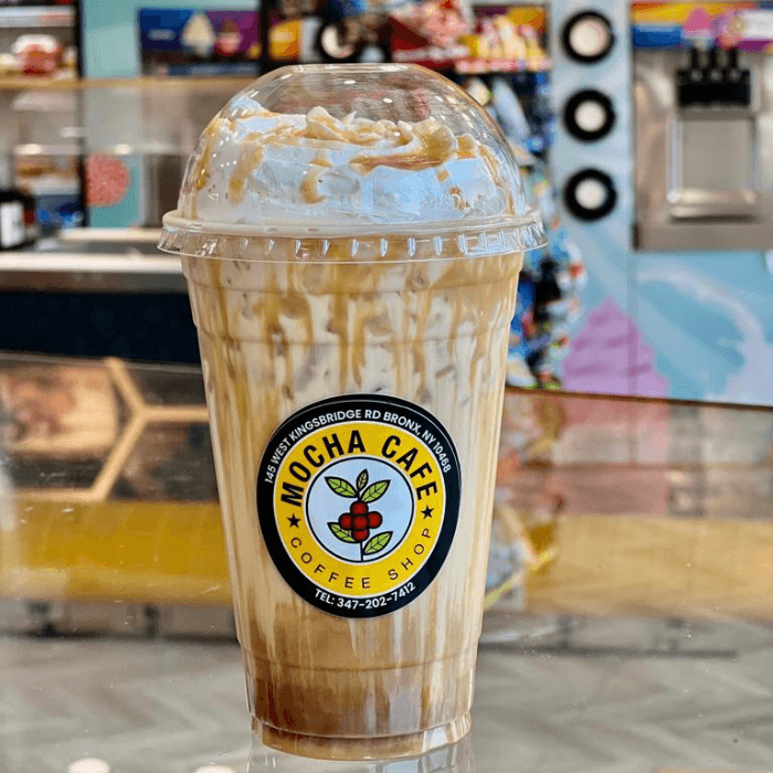 Iced Caramel Latte.