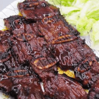 Kalbi-Beef Short Ribs Teriyaki.
