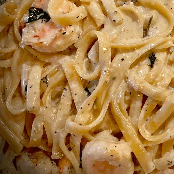 Prawns Garlic Pasta