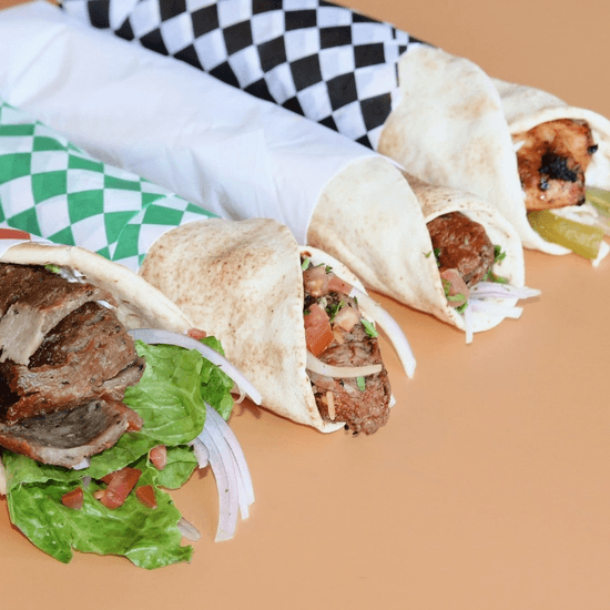 Beef Kabob Wrap.