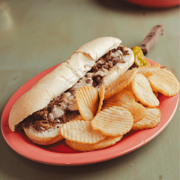 PHILLY CHEESE STEAK.