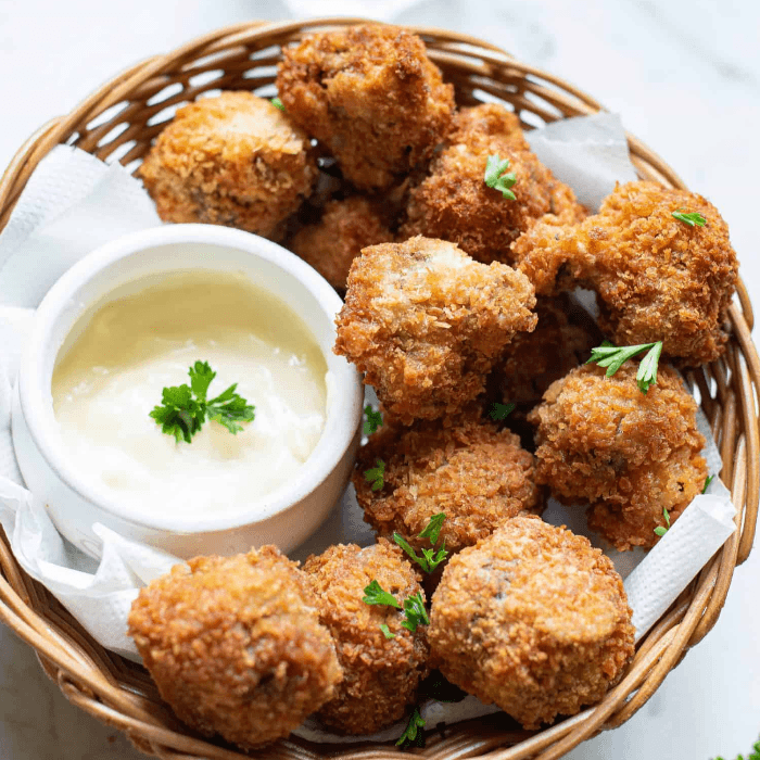 Fried Mushroom Basket