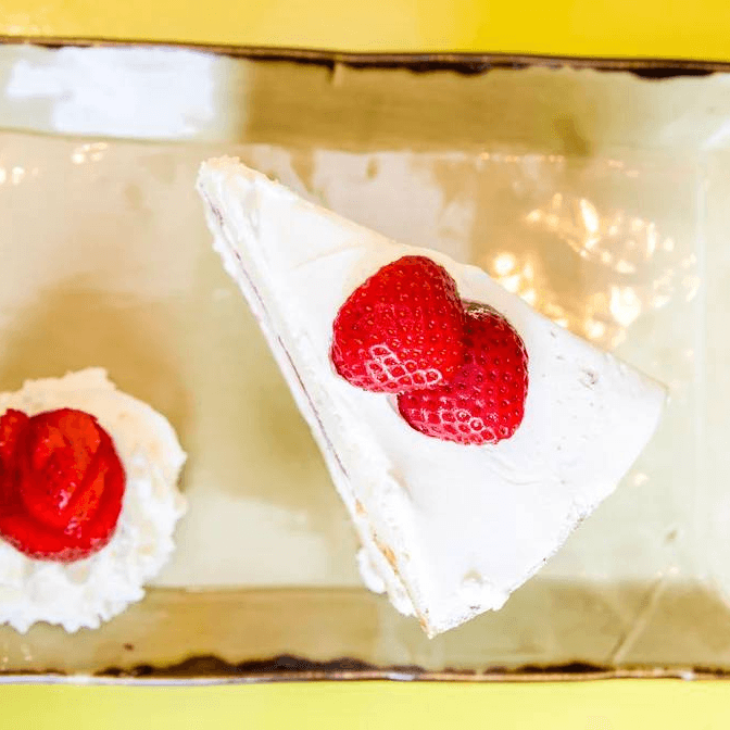 Strawberry Shortcake Slice