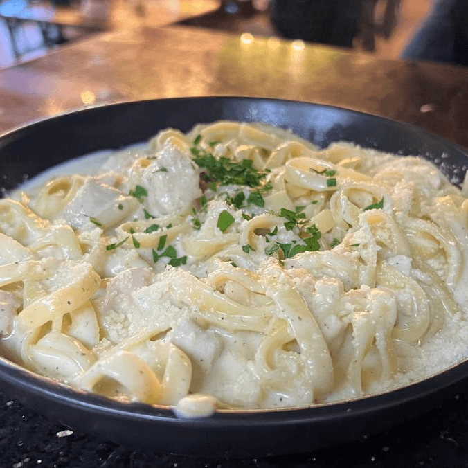Fettuccini Alfredo.