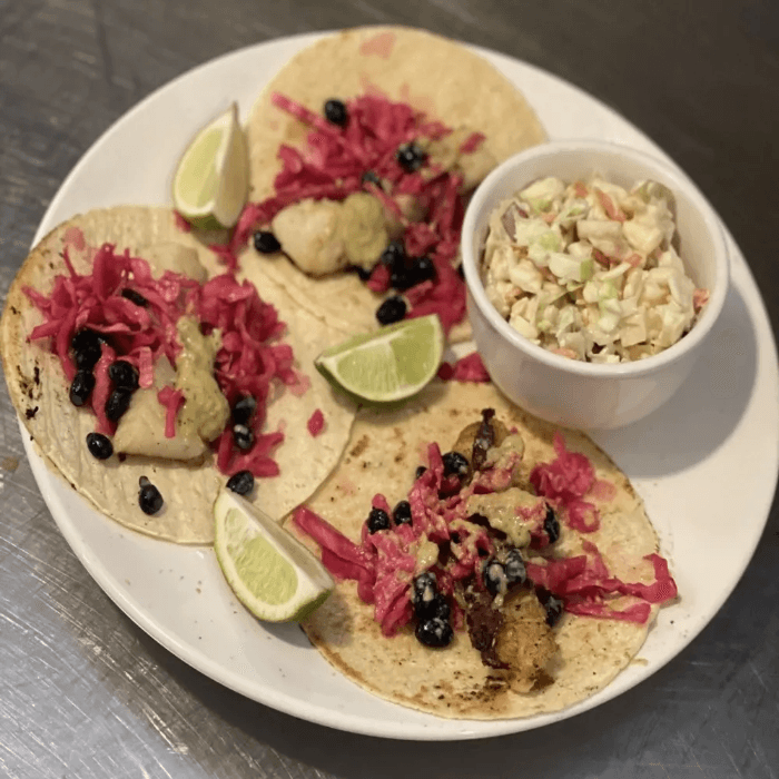 Fish Tacos.