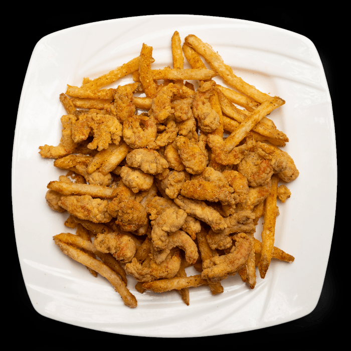 Fried Crawfish with Fries