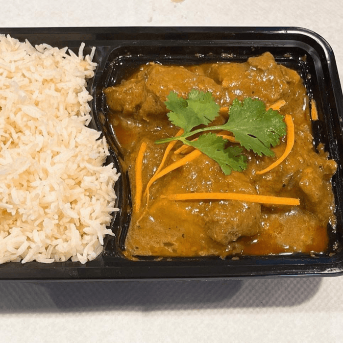 Lamb Curry With Rice