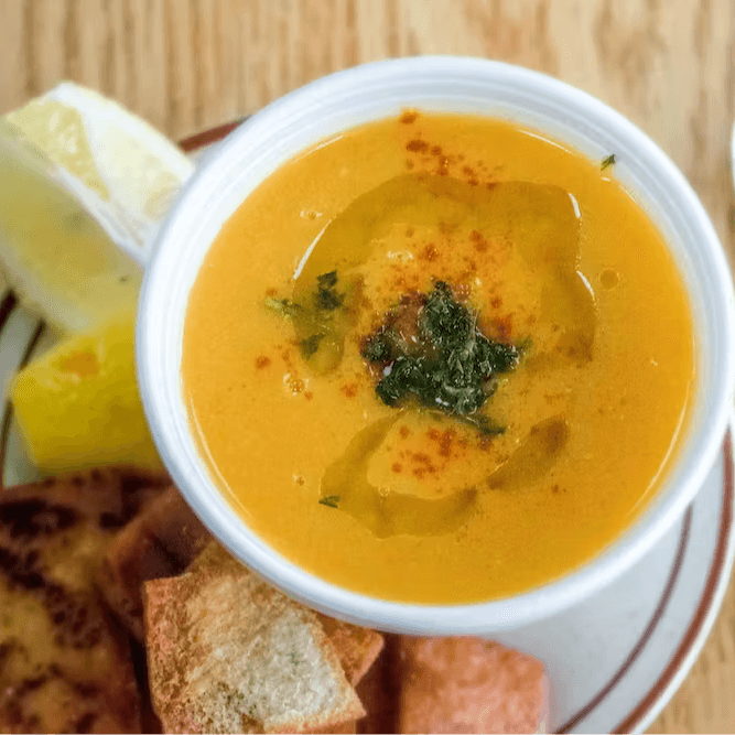 Homemade Lentil Soup.