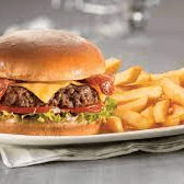 Cheeseburger with French Fries