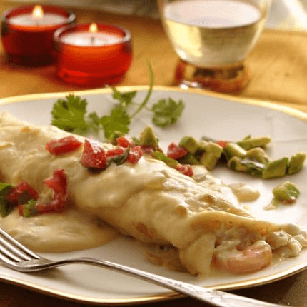 Enchiladas De Mariscos