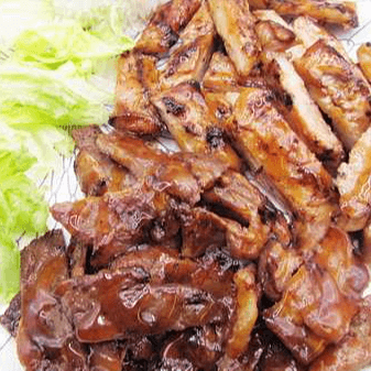 Pork & Chicken Teriyaki Combo.