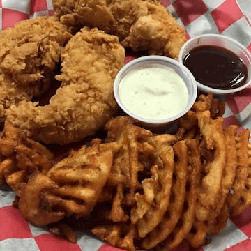 Chicken Tenders & Waffle Fries