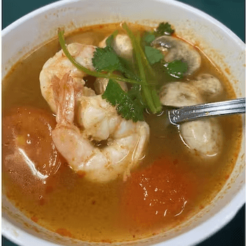 Tom Yum Goong Soup - Catering.