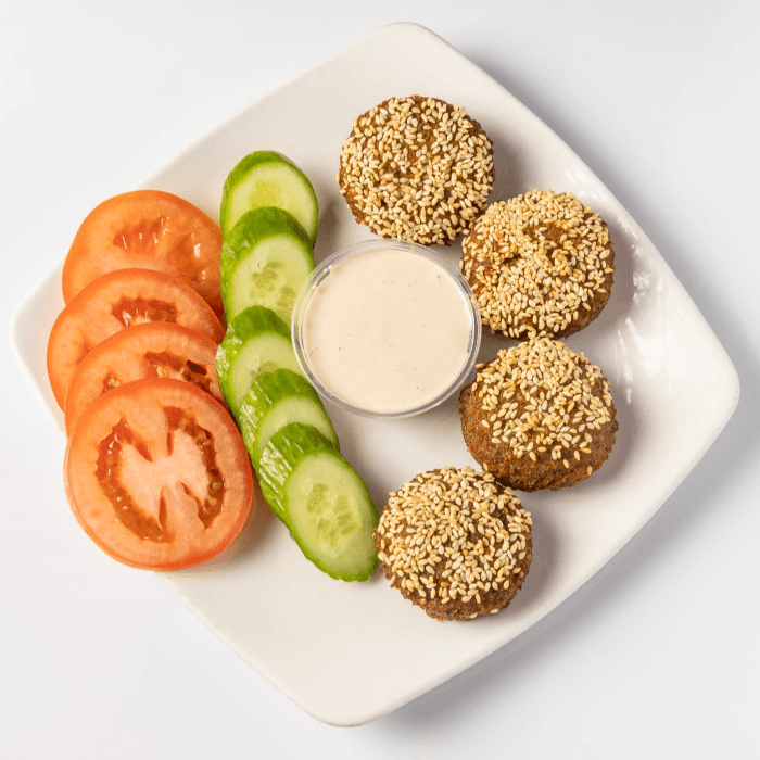 Egyptian Falafel With Sesame.