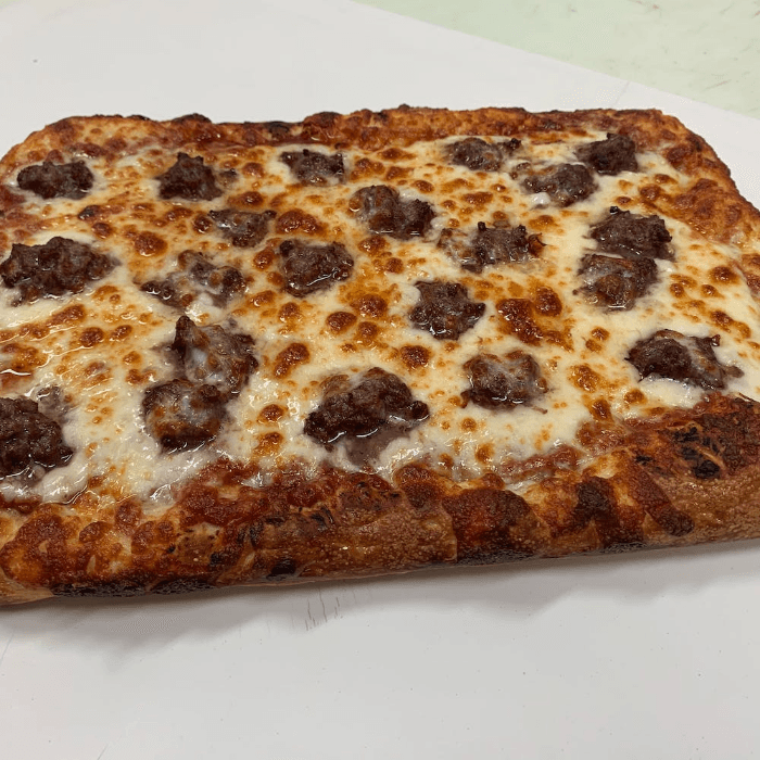 Beef Sausage Pizza Bites.