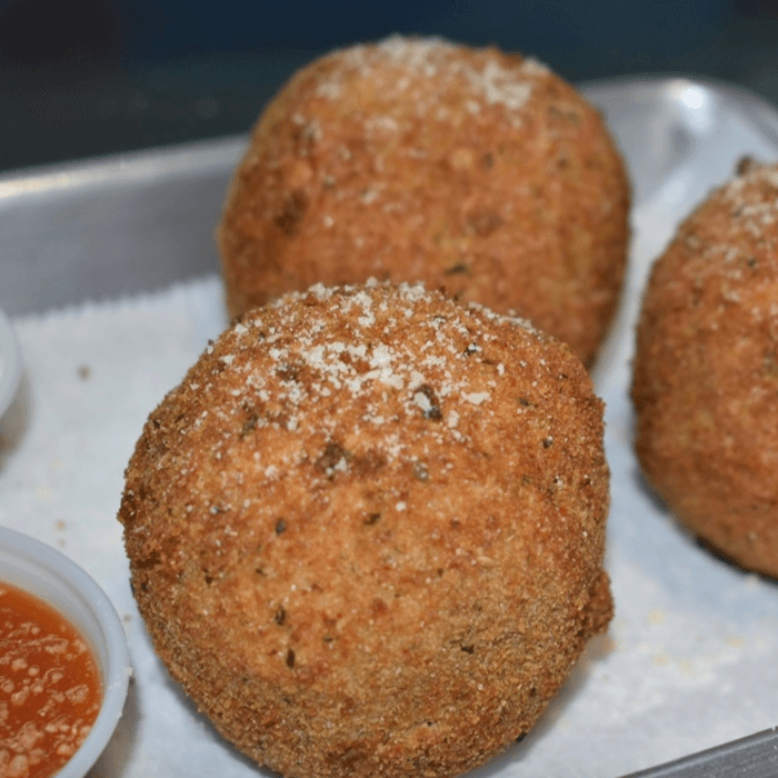 Buffalo Chicken Rice Ball