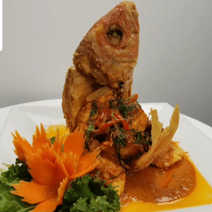 Deep-Fried Red Snapper