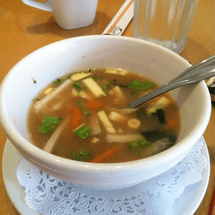 Vegetable Miso Soup.