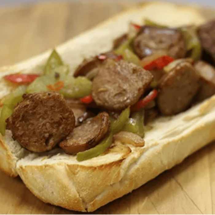 Grilled Sausage Sub (Small 8")
