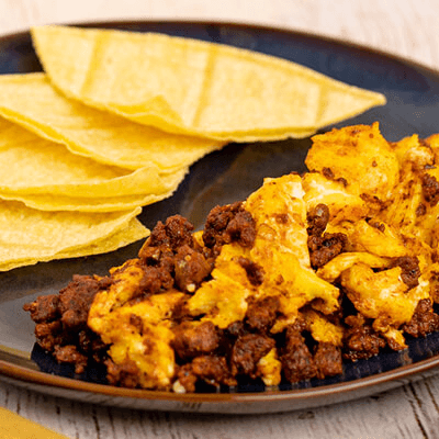 3. Chorizo with Egg & Tortilla Plate