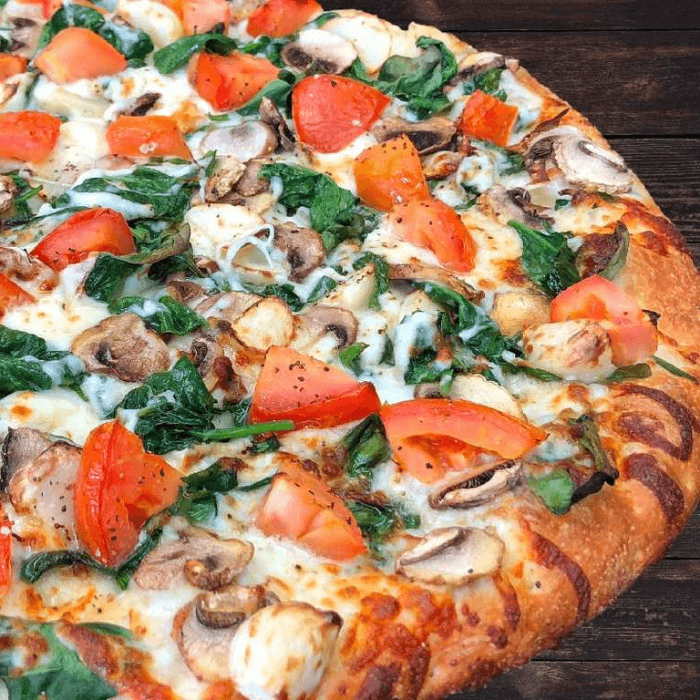 Garlic Spinaci Pizza (Medium).