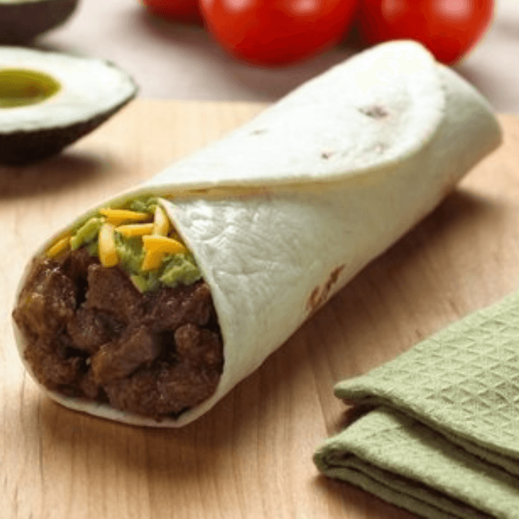 Beef Or Stew Meat Burrito