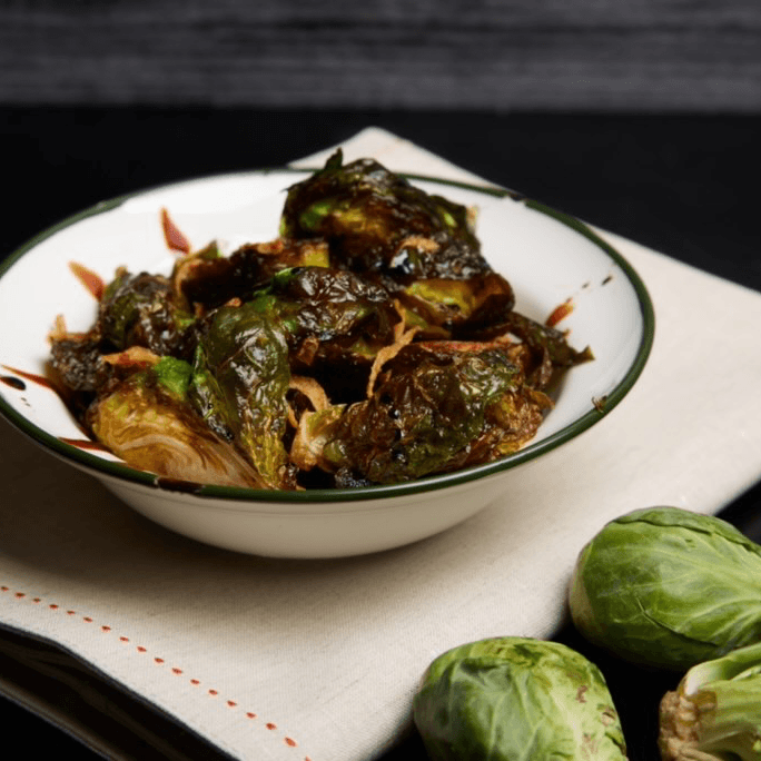Crispy Brussels Sprouts.