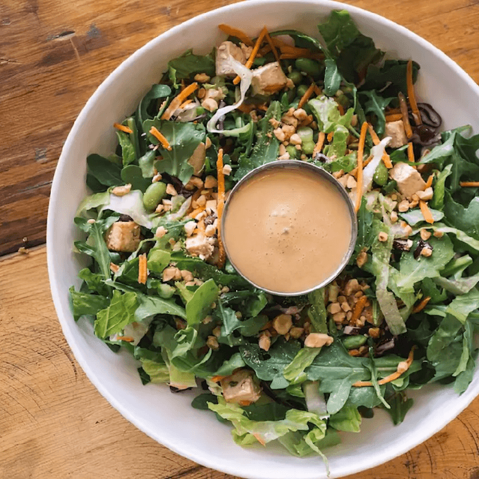 Roasted Sesame Tofu Salad