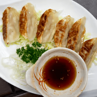 Fried Gyoza.
