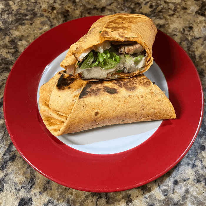 Chicken Caesar Wrap.