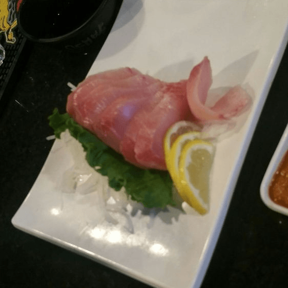 Yellowtail Sashimi.