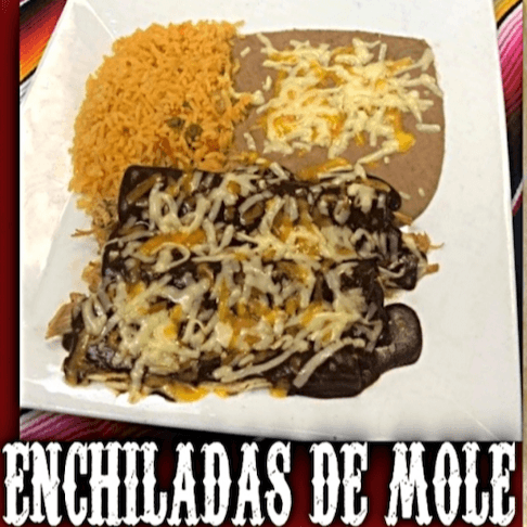 Enchiladas De Mole.