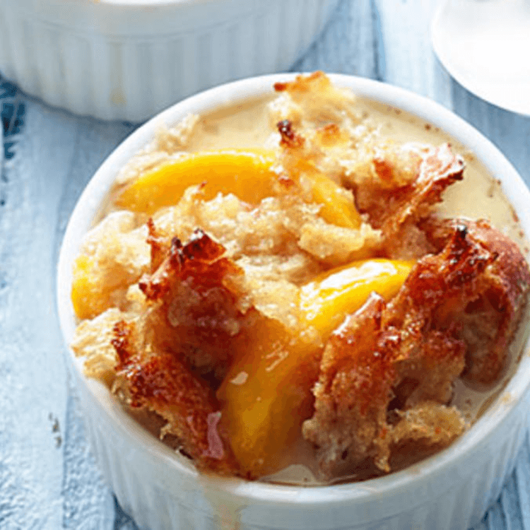 Peach Bread Pudding