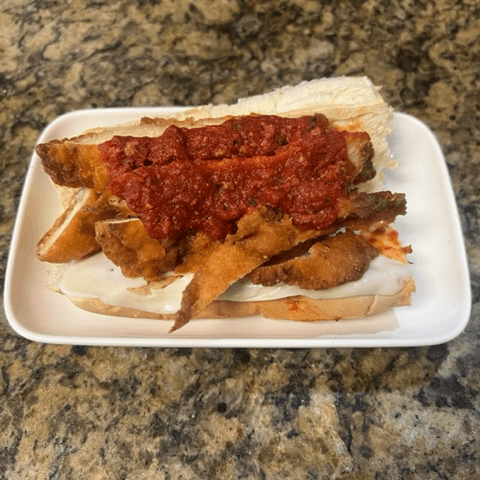 Chicken Parmesan Sub.