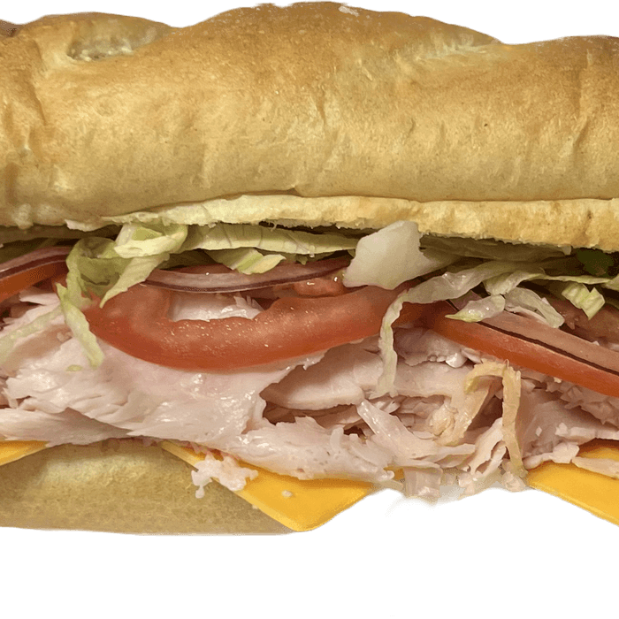 Turkey Breast & Cheese Sandwich.
