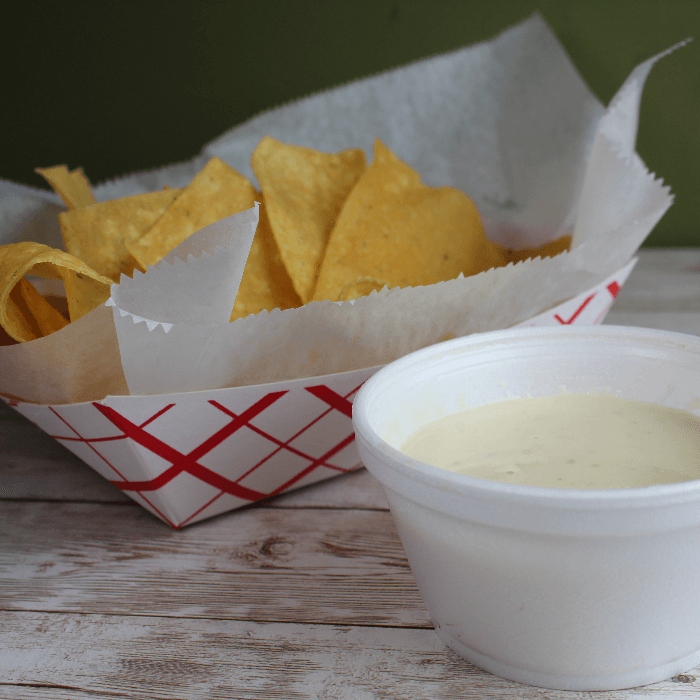 Chips and Queso.
