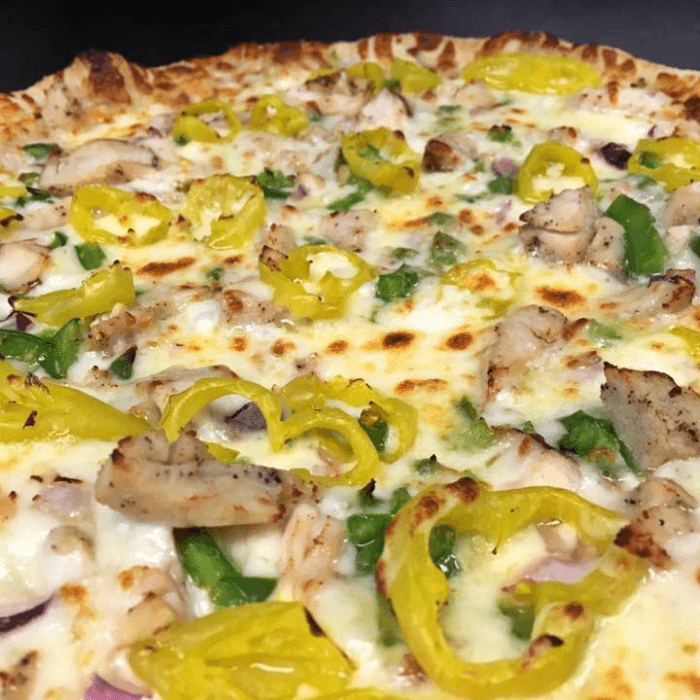 Chicken Philly Pizza.