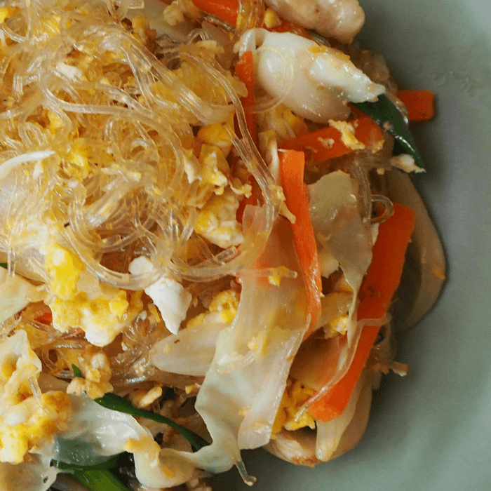 Stir Fried Silver Noodles