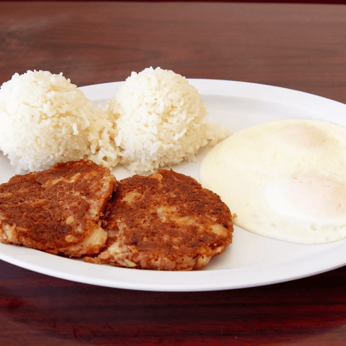 Home Made Corned Beef Hash & Eggs Breakfast