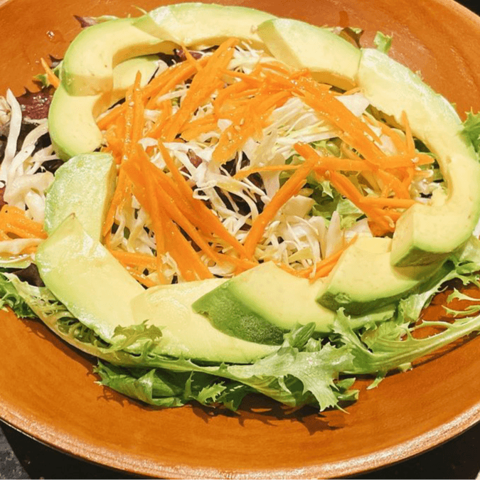 Mixed Green Salad with Avocado