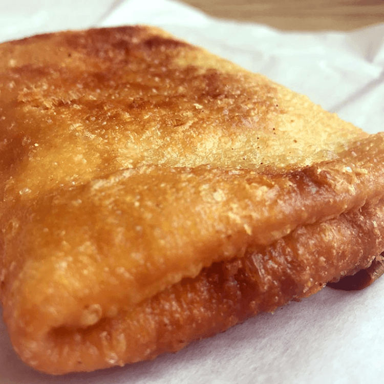 Pizza Puff (2) with Fries