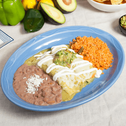 Enchiladas Suizas.