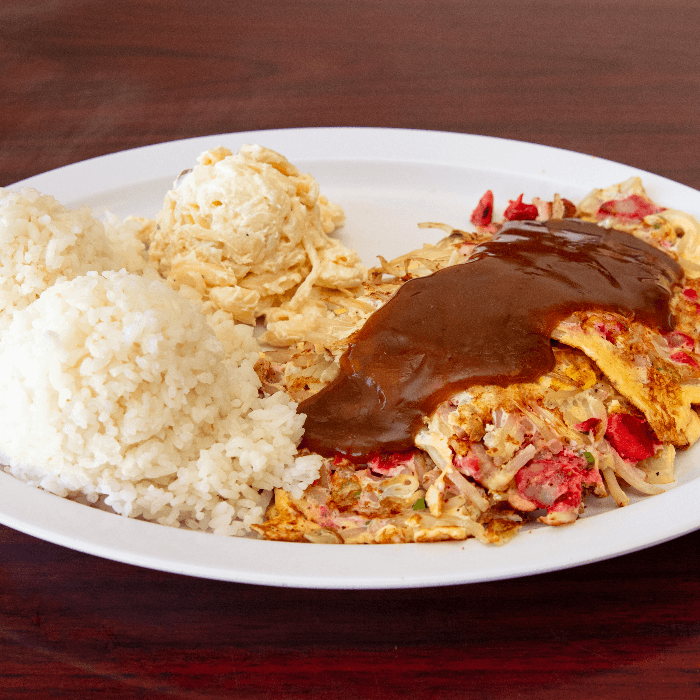 Char Siu Egg Foo Young