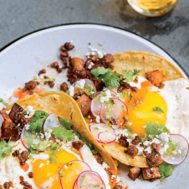 Eggs and Chorizo Taco