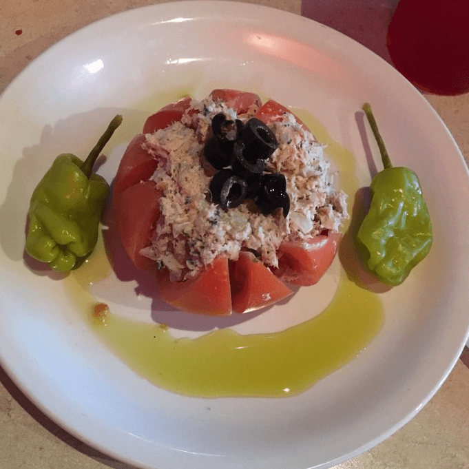 Golden Girl Stuffed Tomato