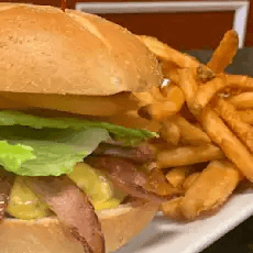 Bacon Cheeseburger & Fries